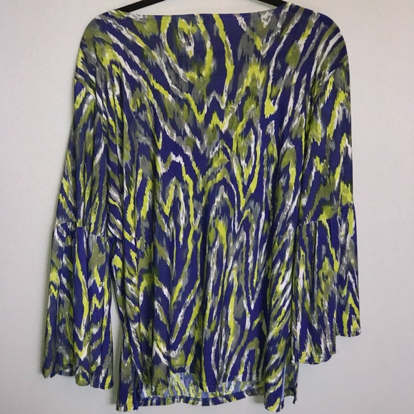 L'Amadei Blouse With Bellowing Sleeves Size 2X - Picture 2 of 4